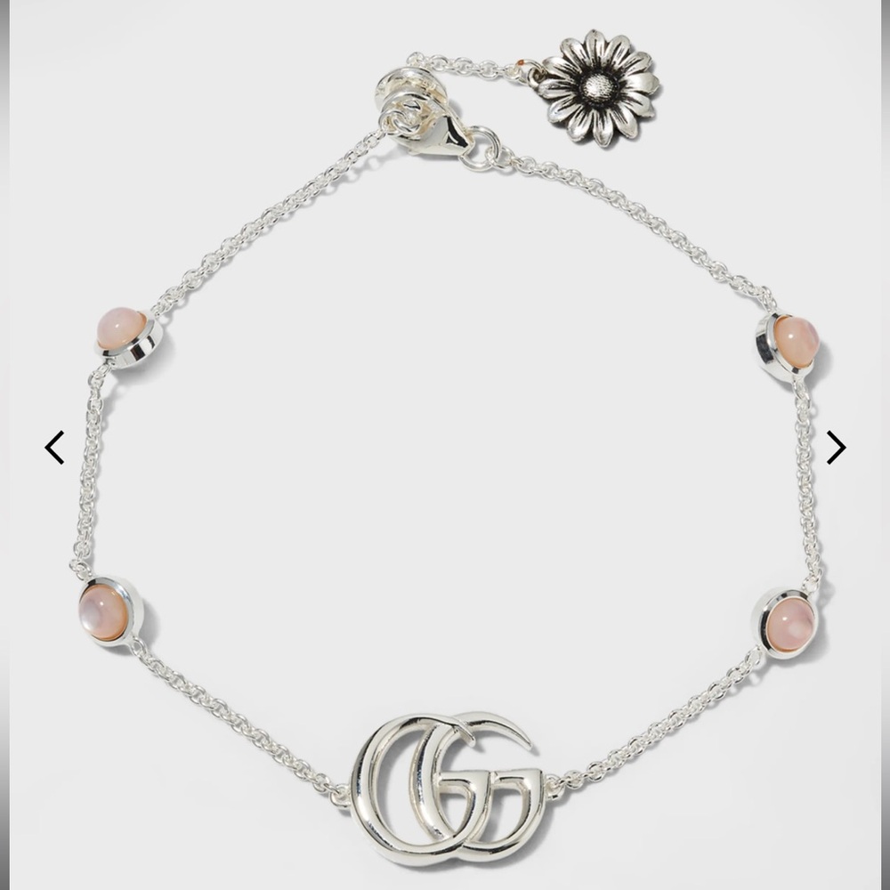 Brand new with tags GG Marmont Bracelet with Pink Resin